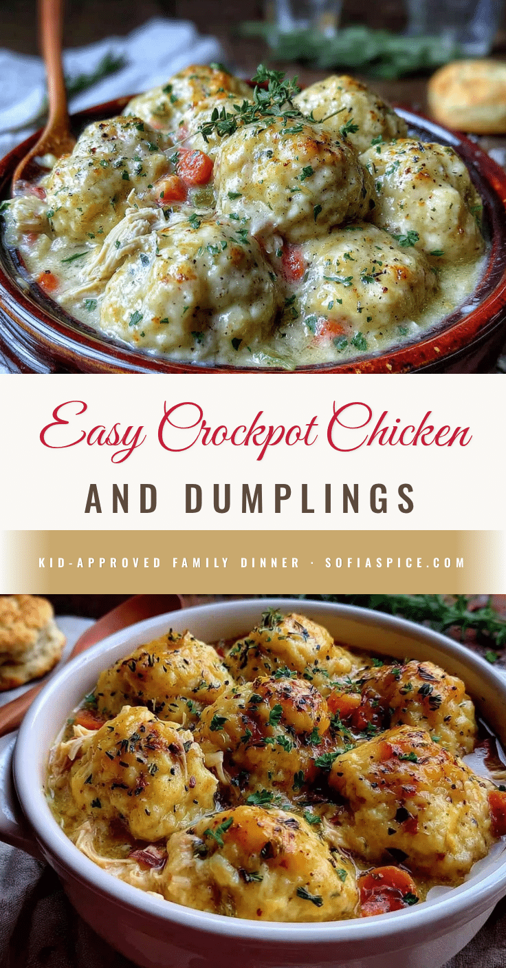 crockpot chicken and dumplings recipe
