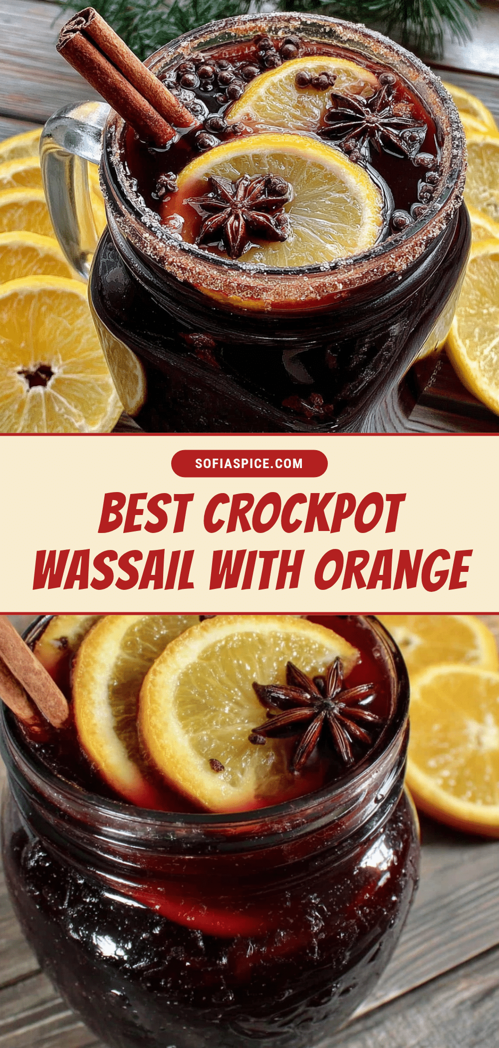 crockpot wassail with orange and cloves recipe