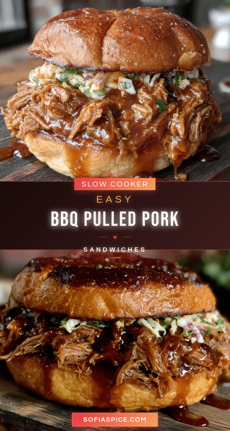 easy slow cooker bbq pulled pork sandwiches recipe