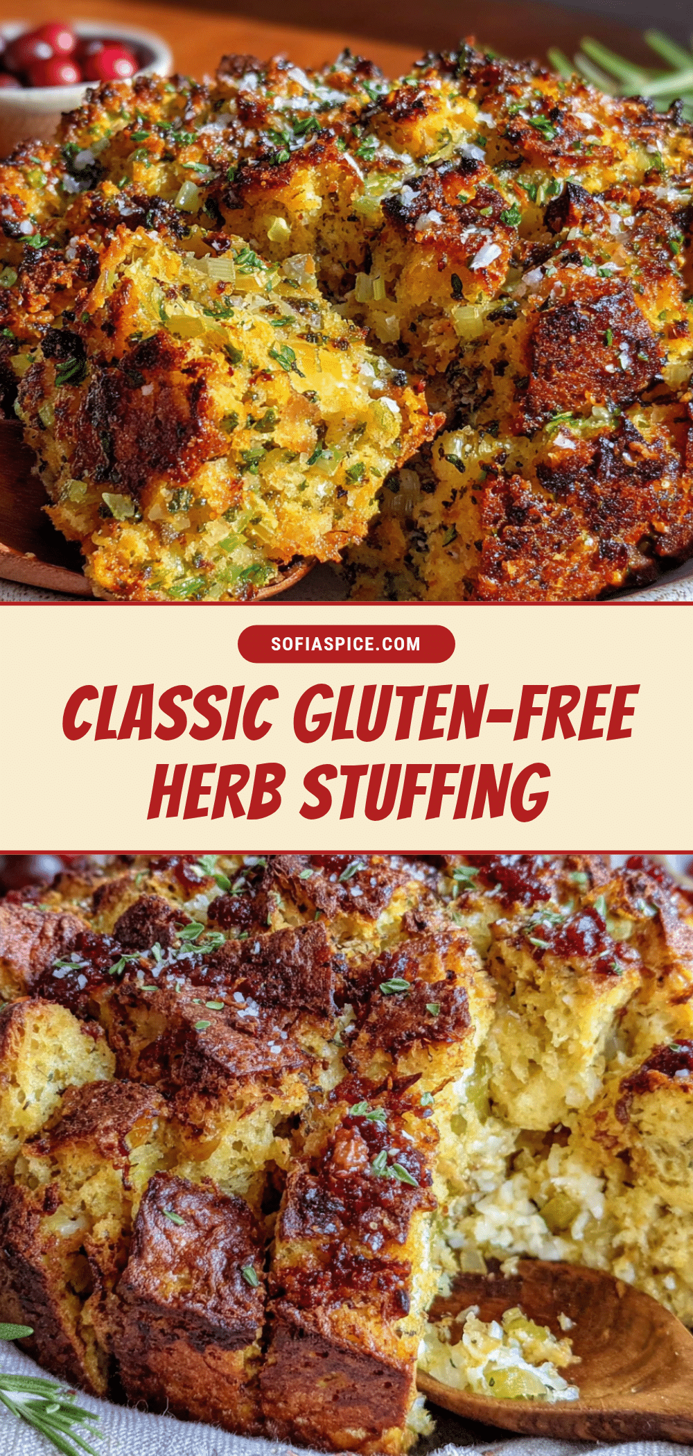 gluten-free herb thanksgiving stuffing recipe