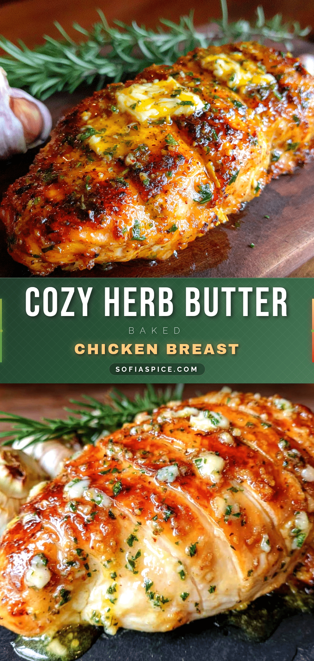 herb butter baked chicken breast recipe