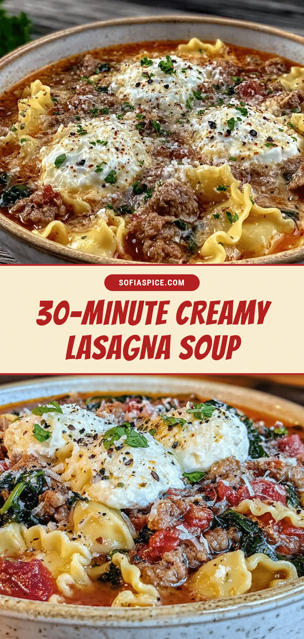 lasagna soup recipe