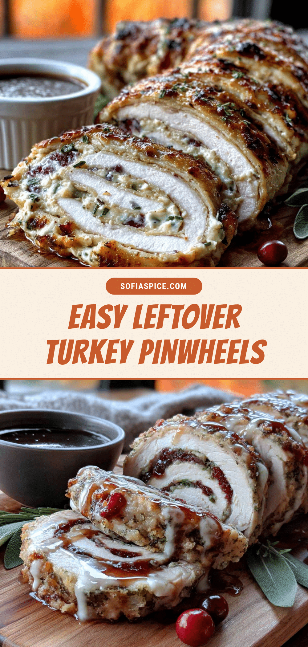leftover turkey pinwheels recipe