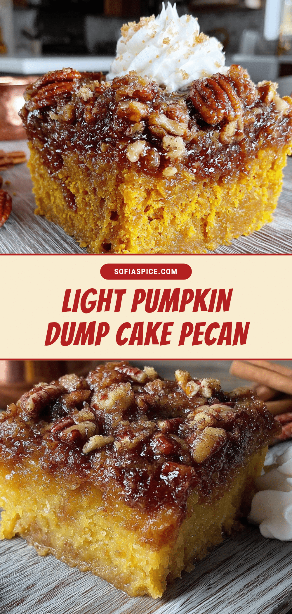 light pumpkin dump cake recipe