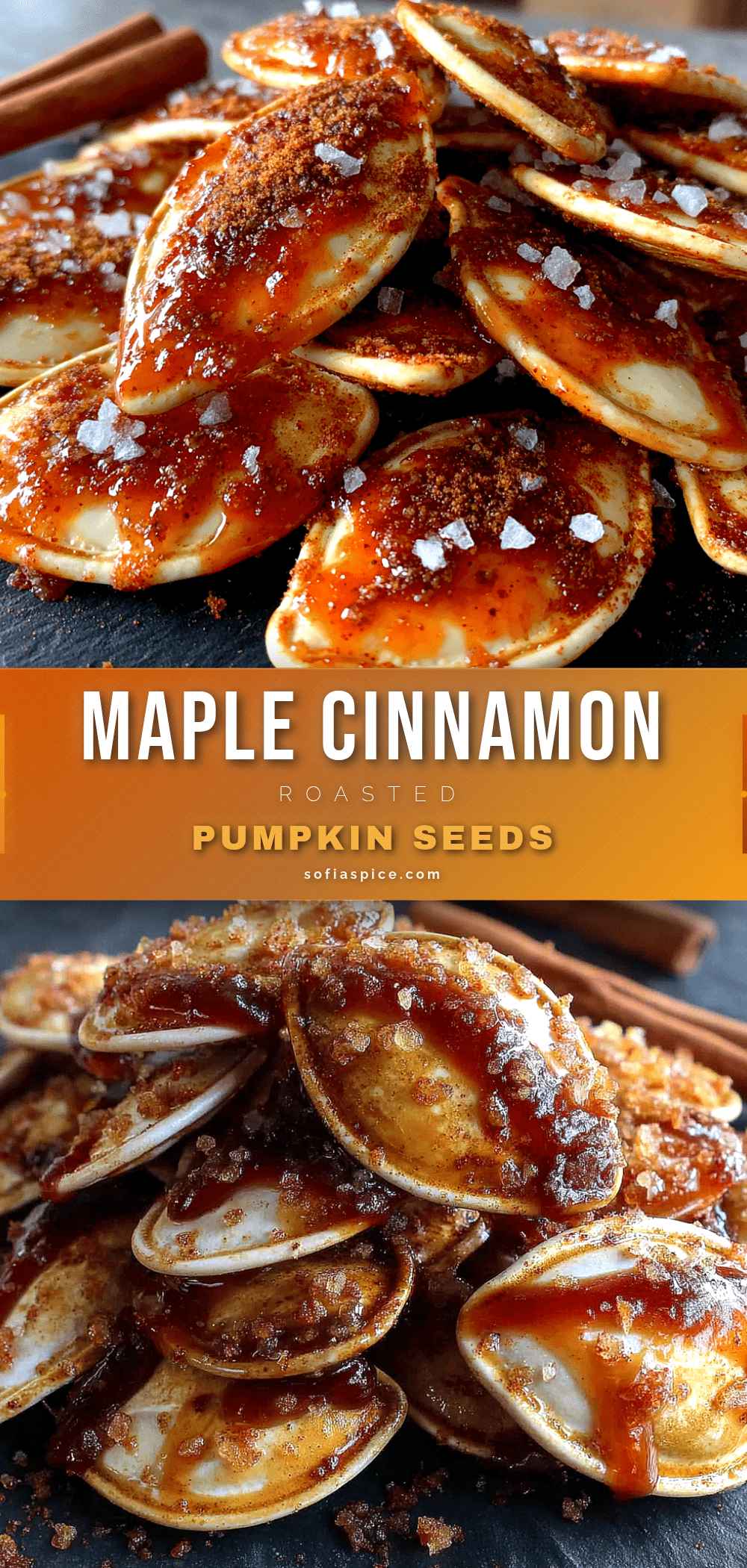 maple cinnamon roasted pumpkin seeds recipe