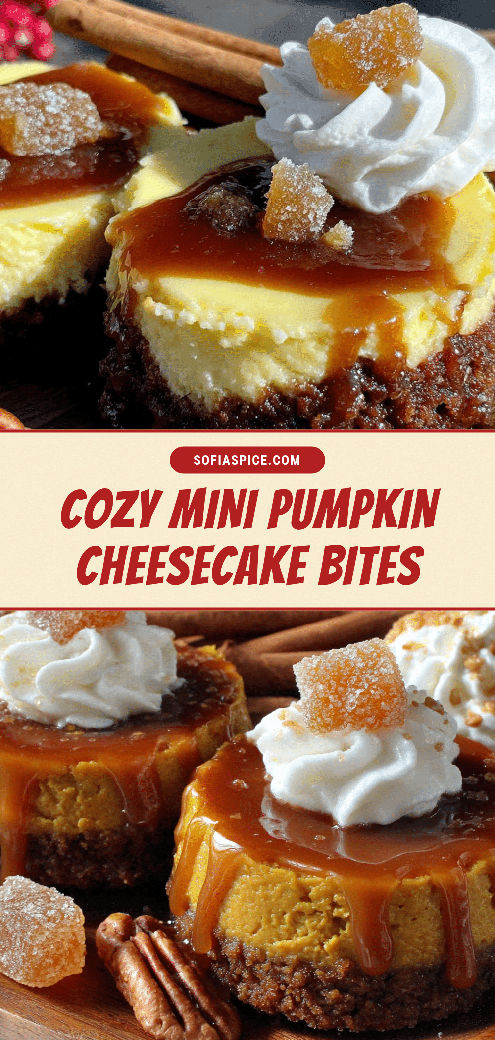 mini pumpkin cheesecake bites recipe