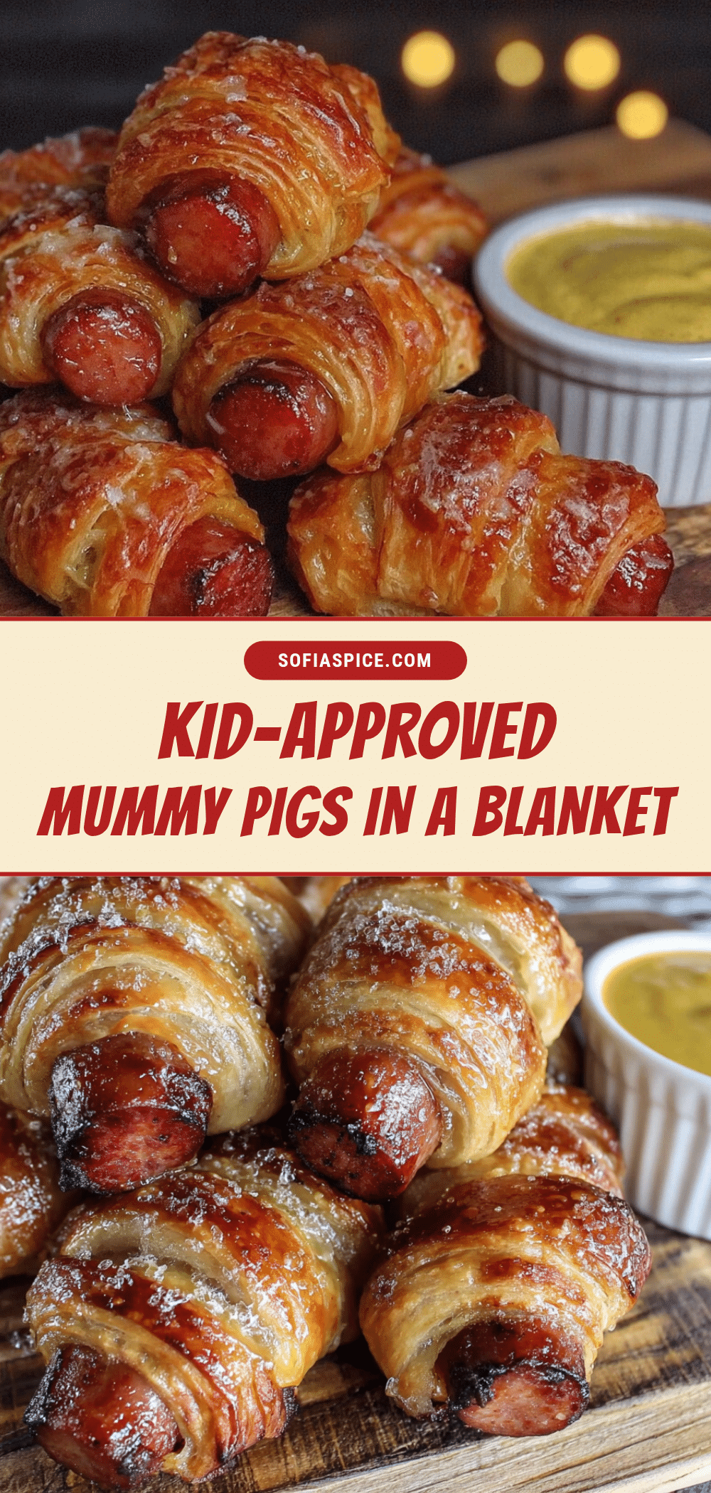 Mummy pigs in a blanket recipe