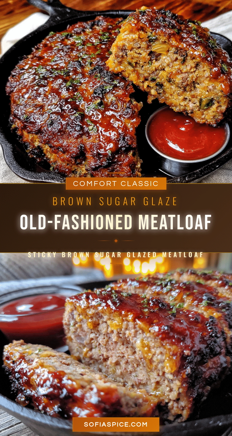old-fashioned meatloaf with brown sugar glaze recipe