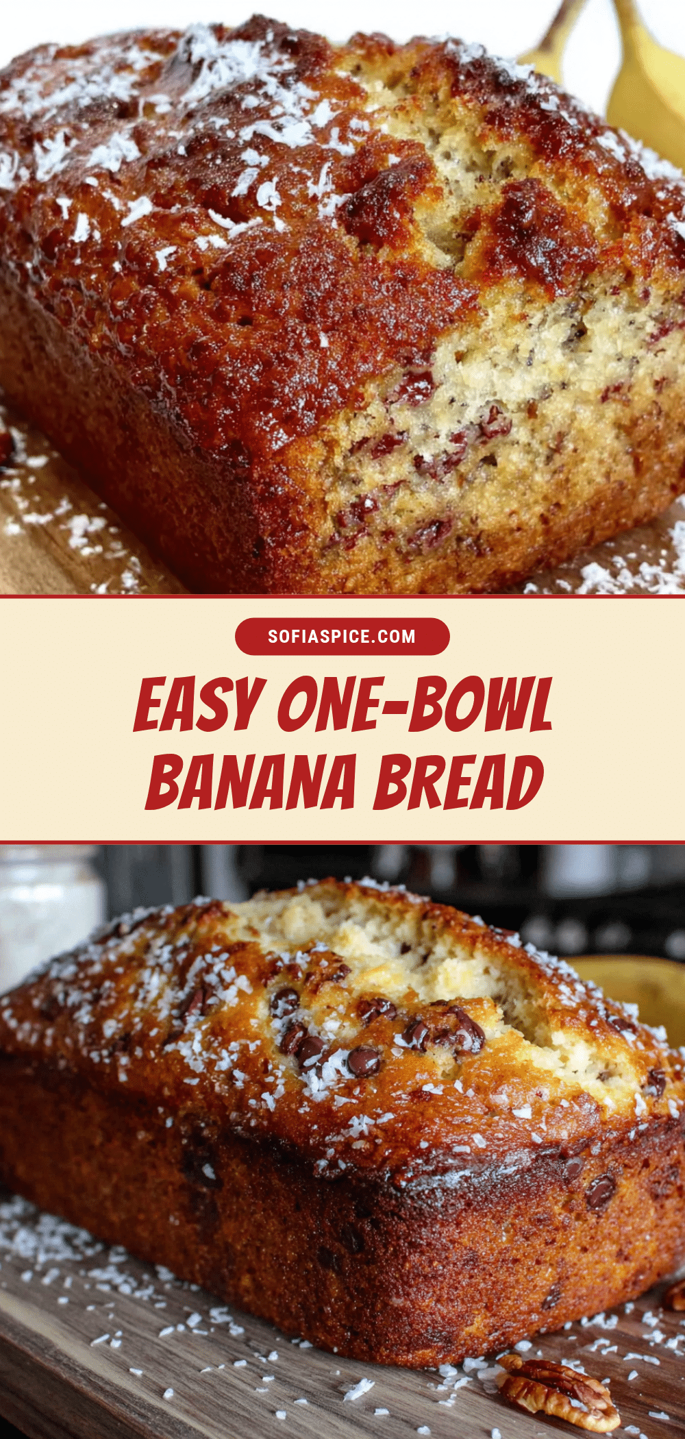 one bowl banana bread recipe