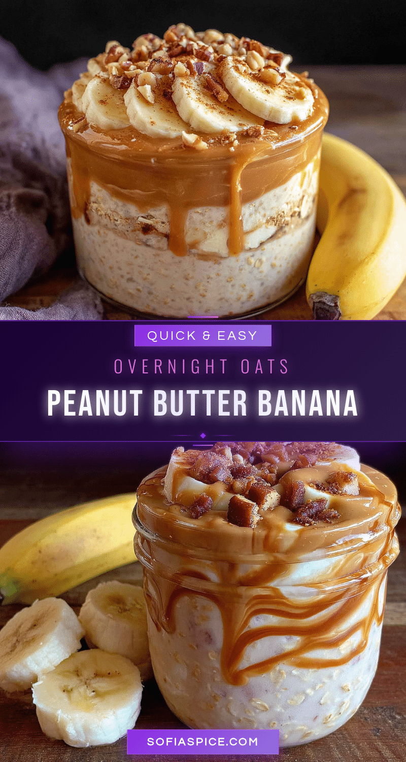 overnight peanut butter banana oats recipe