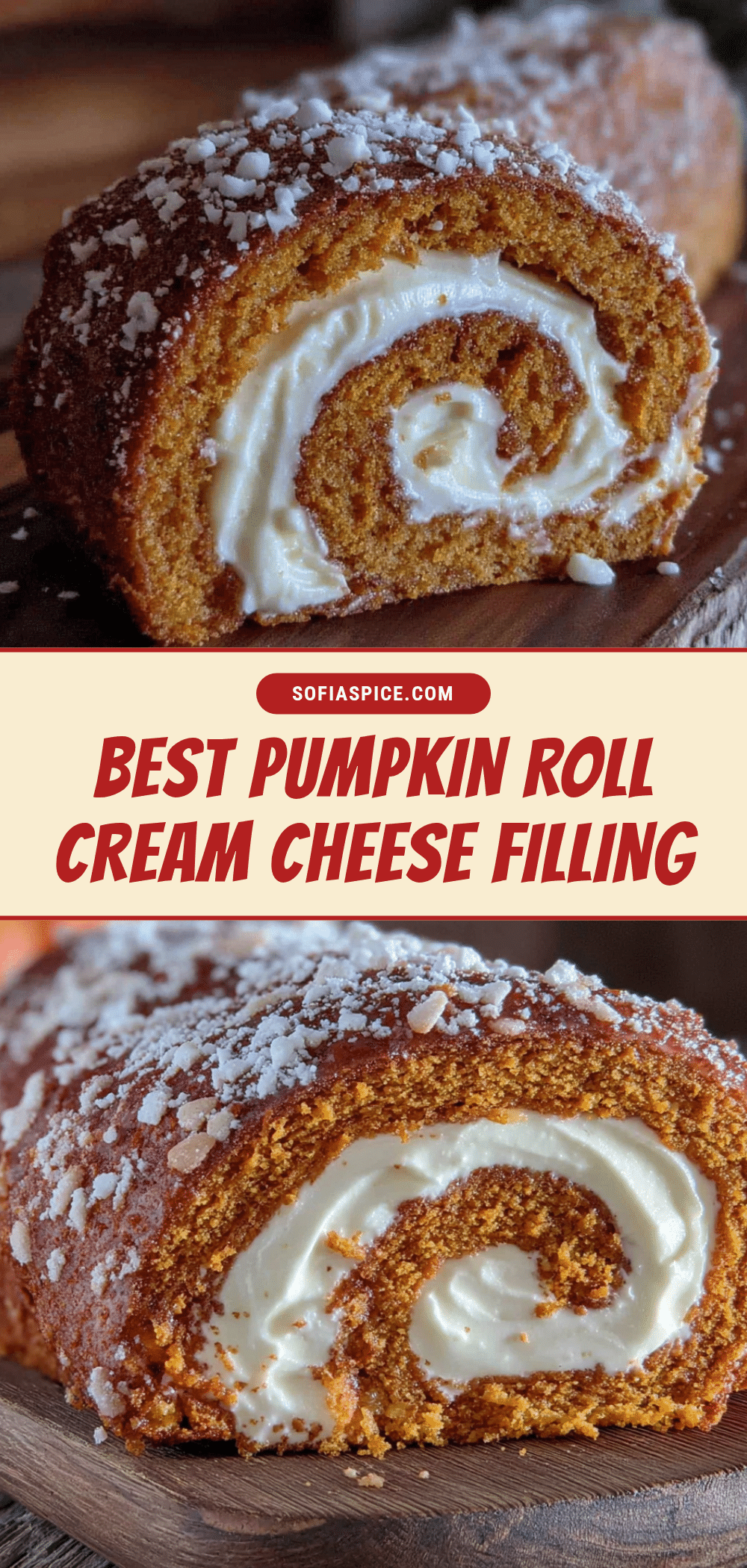 pumpkin roll with cream cheese filling recipe