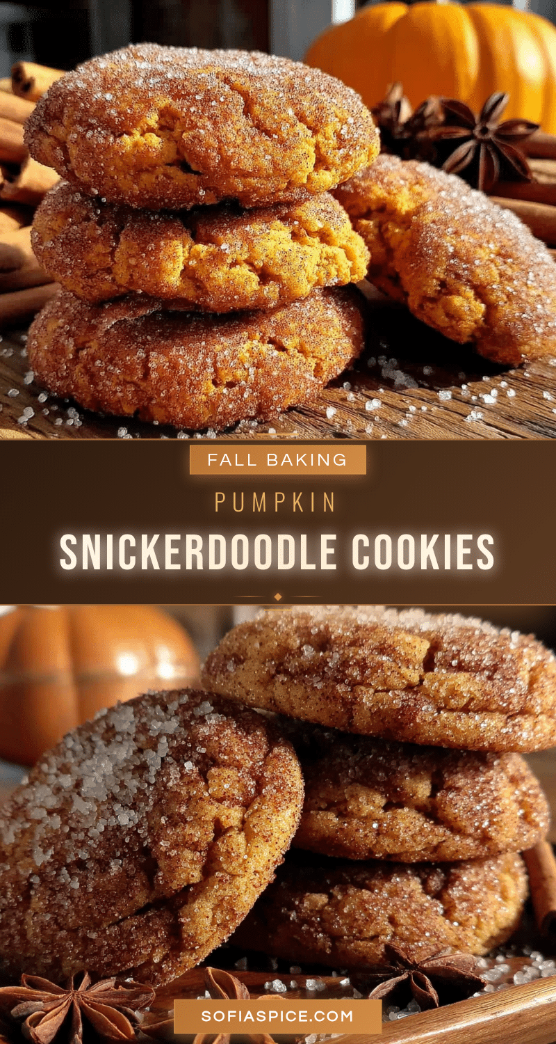 pumpkin snickerdoodle cookies recipe