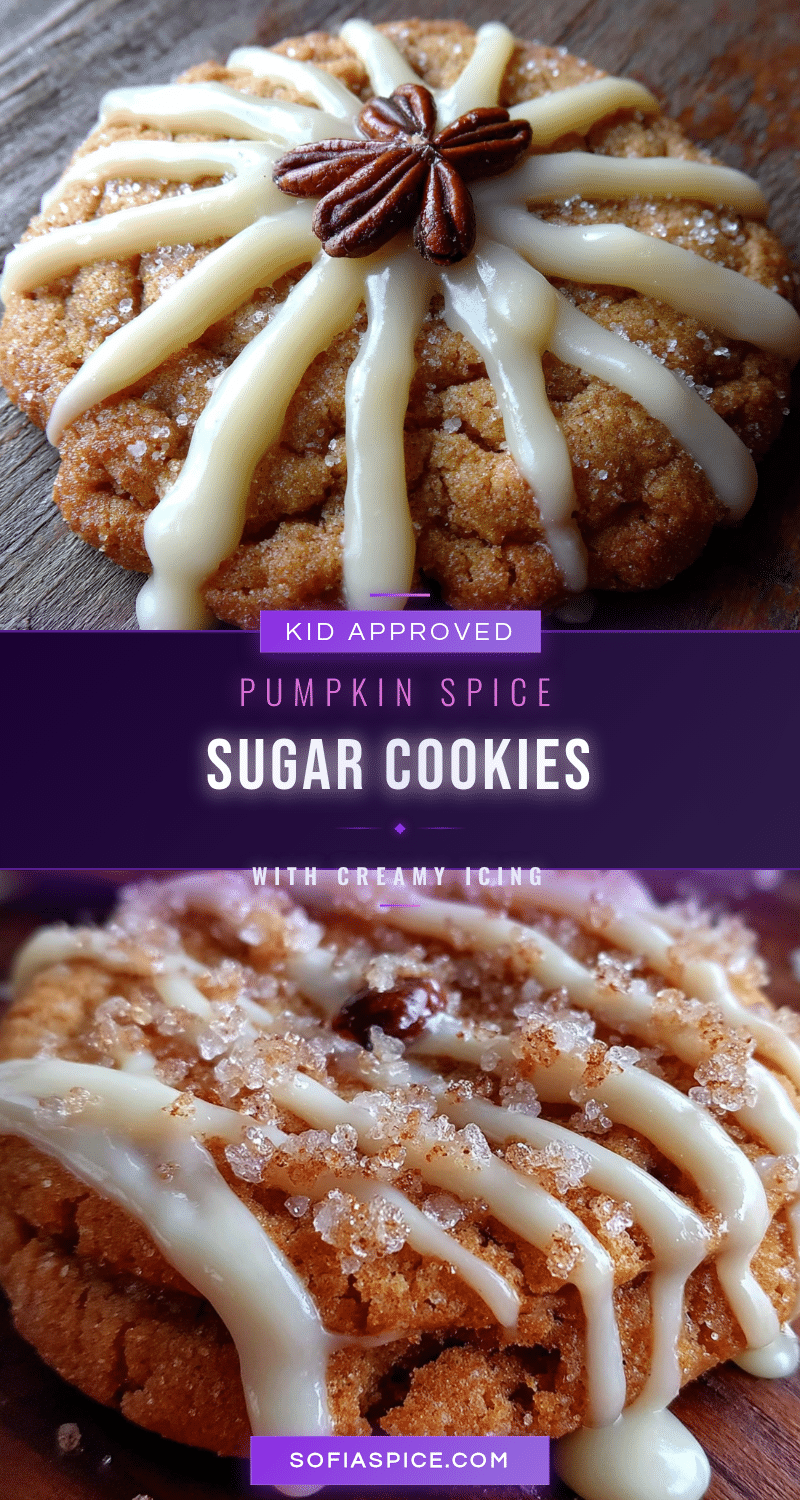 pumpkin spice sugar cookies recipe