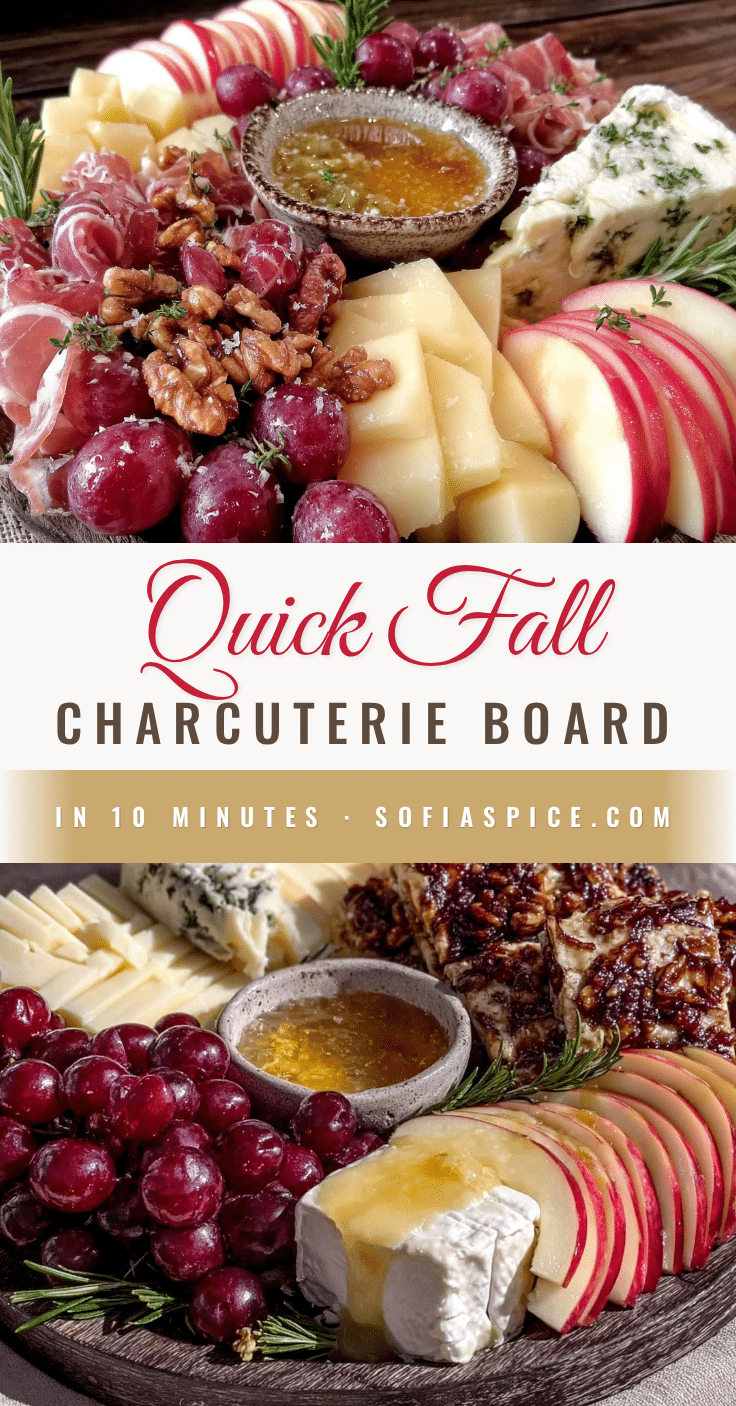 quick fall charcuterie board recipe