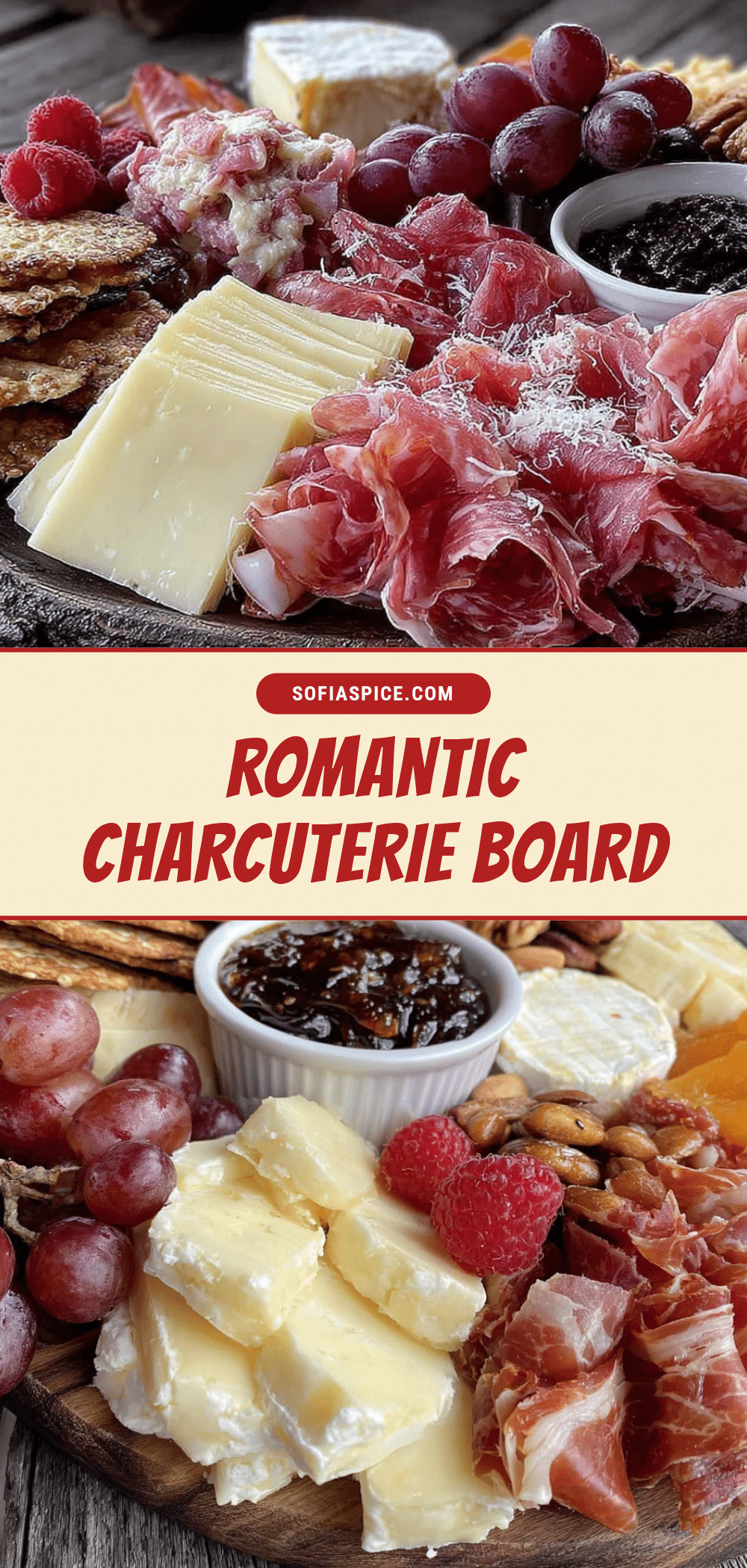 romantic charcuterie board for two recipe