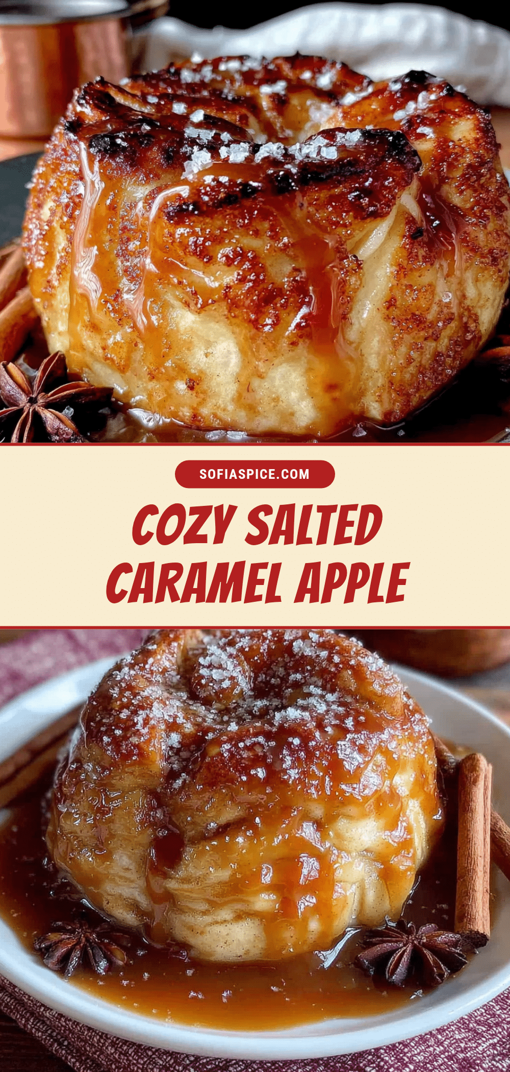 salted caramel apple dumplings recipe