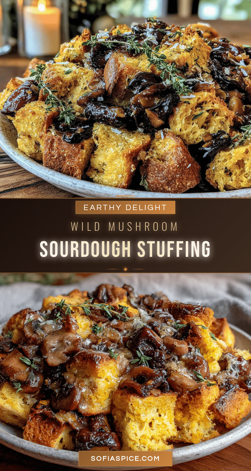sourdough stuffing with wild mushrooms recipe