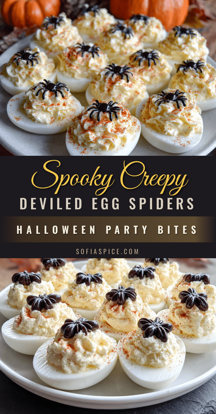 spooky deviled eggs recipe