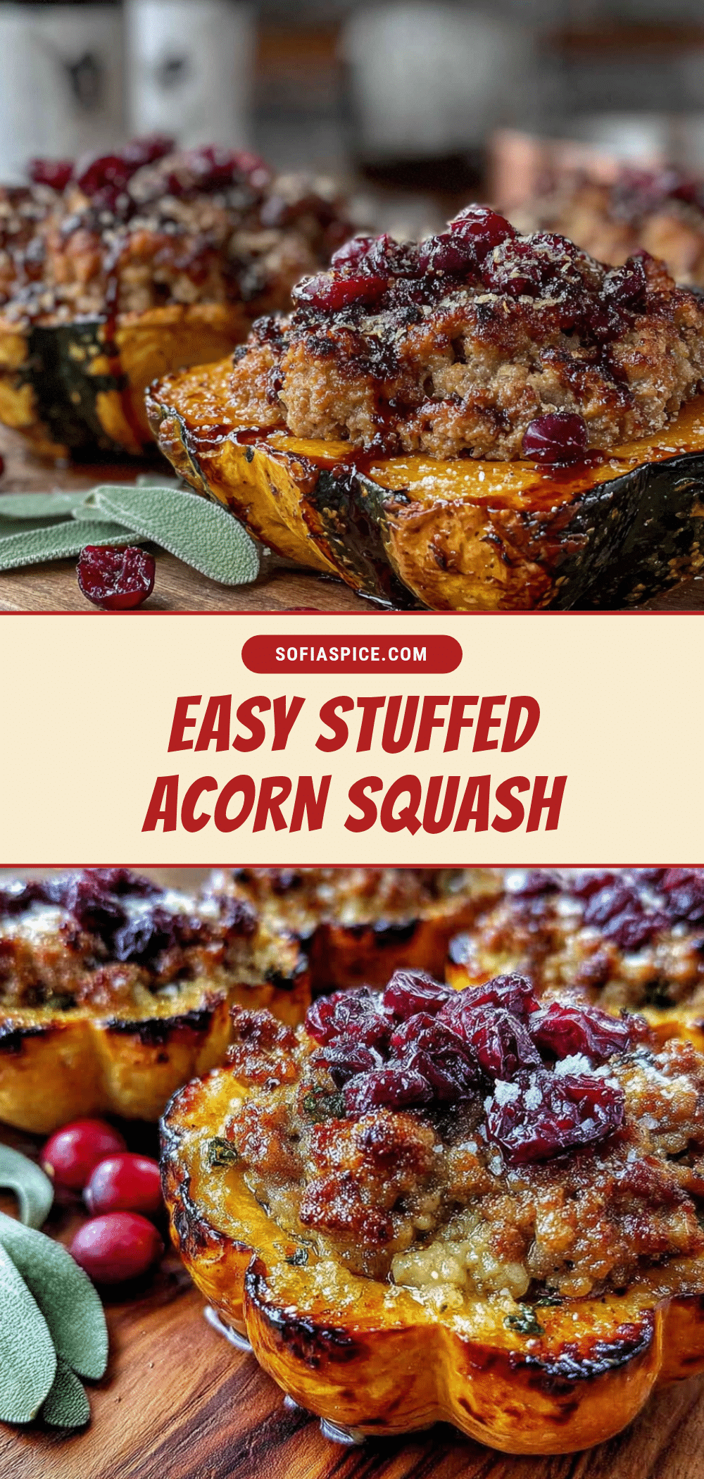 stuffed acorn squash recipe
