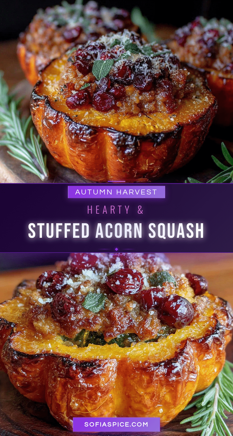 stuffed acorn squash with sausage recipe