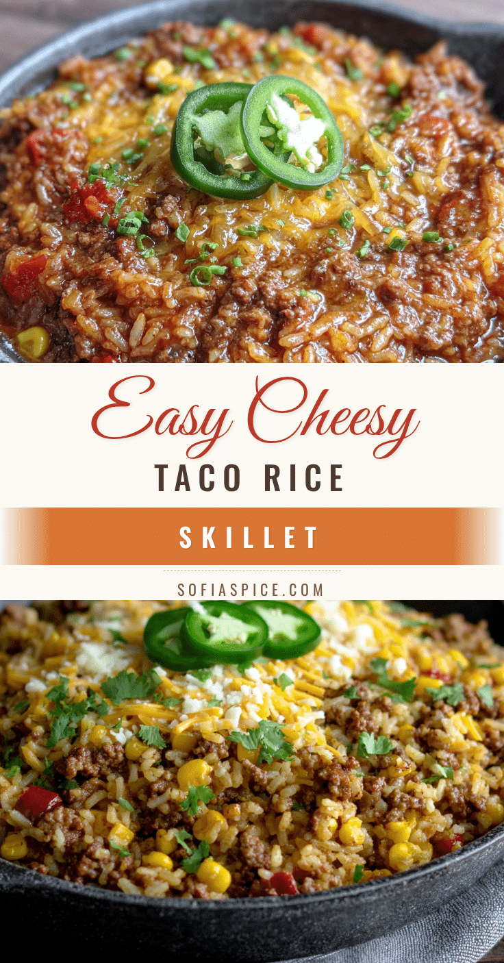 taco rice skillet recipe
