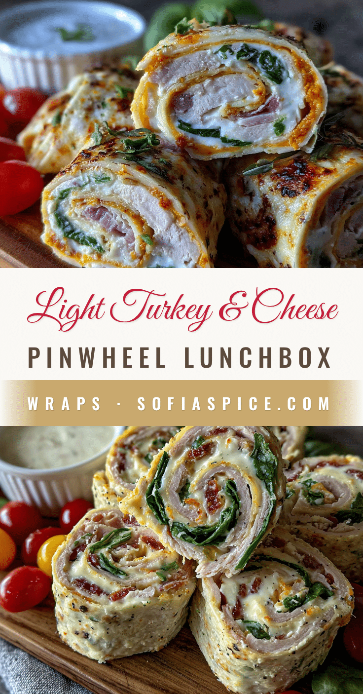 turkey and cheese pinwheel lunchbox wraps recipe