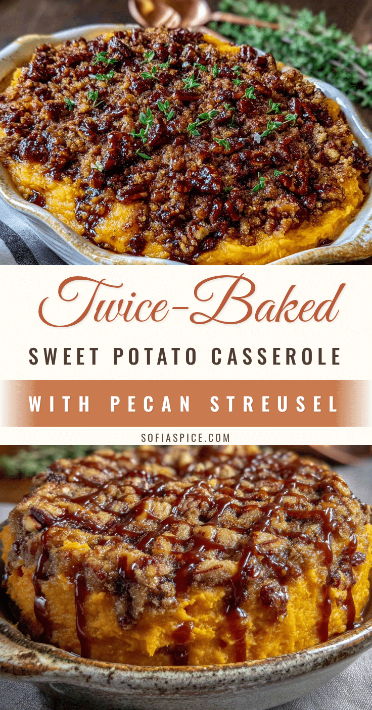 twice-baked sweet potato casserole recipe