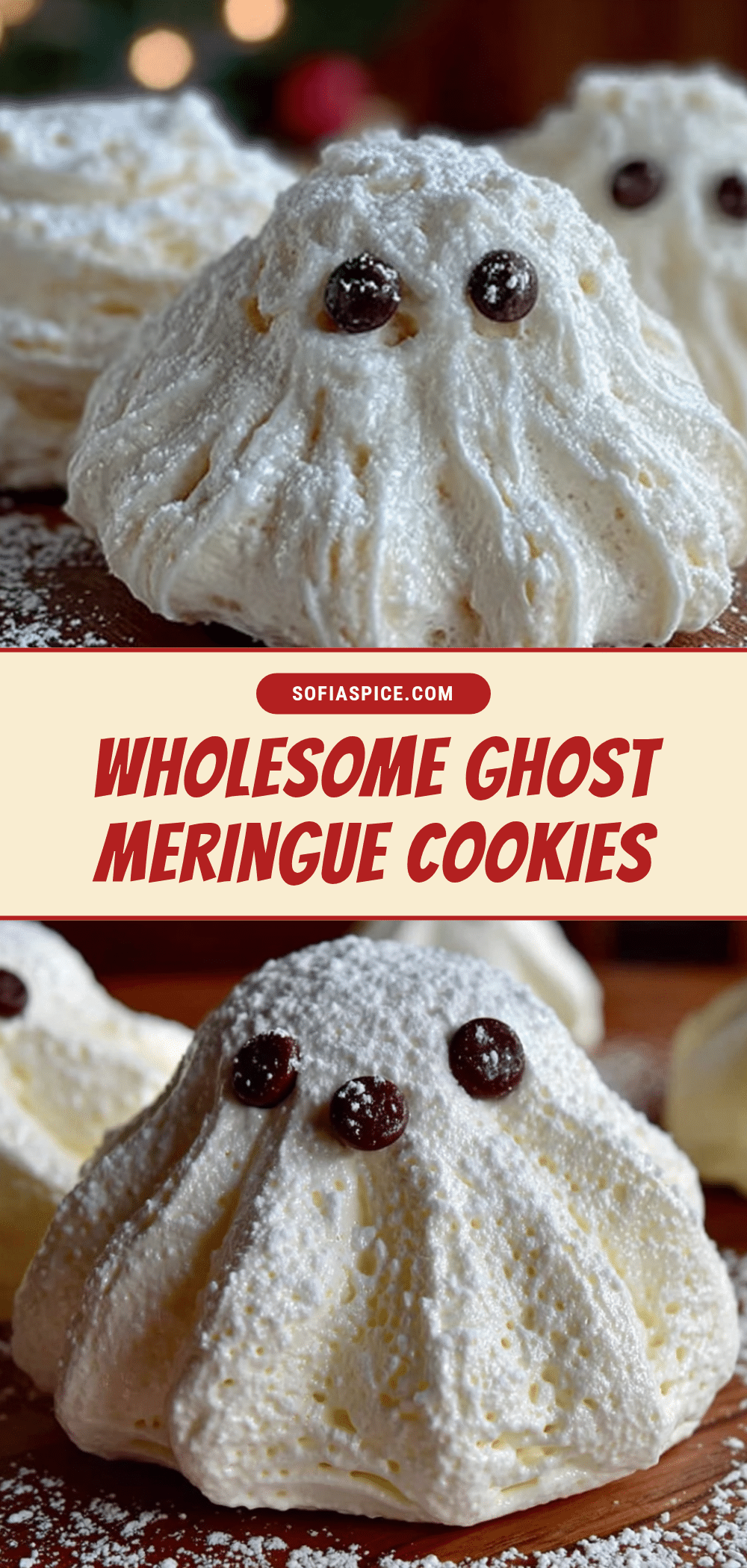 wholesome ghost meringue cookies recipe