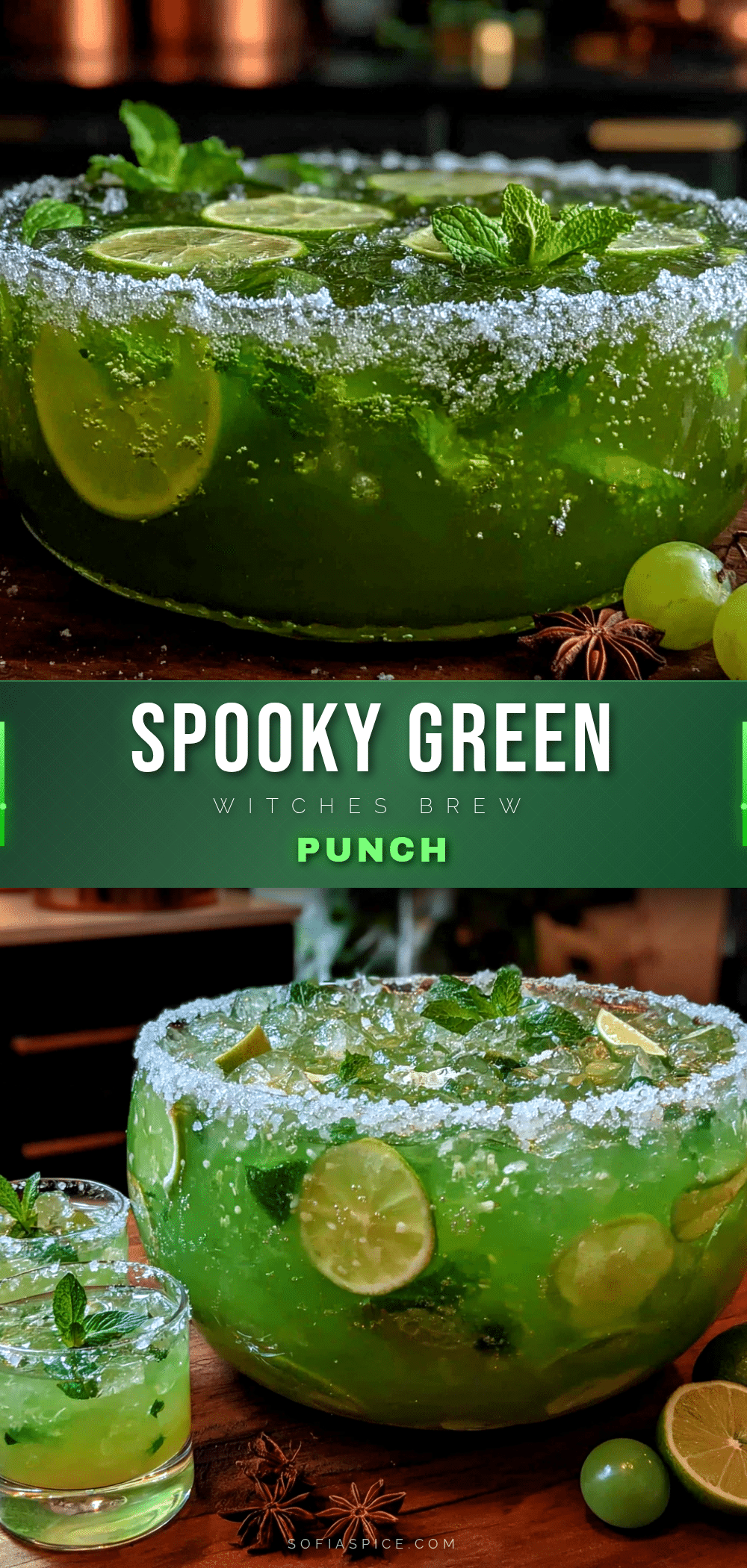 witches brew green punch recipe