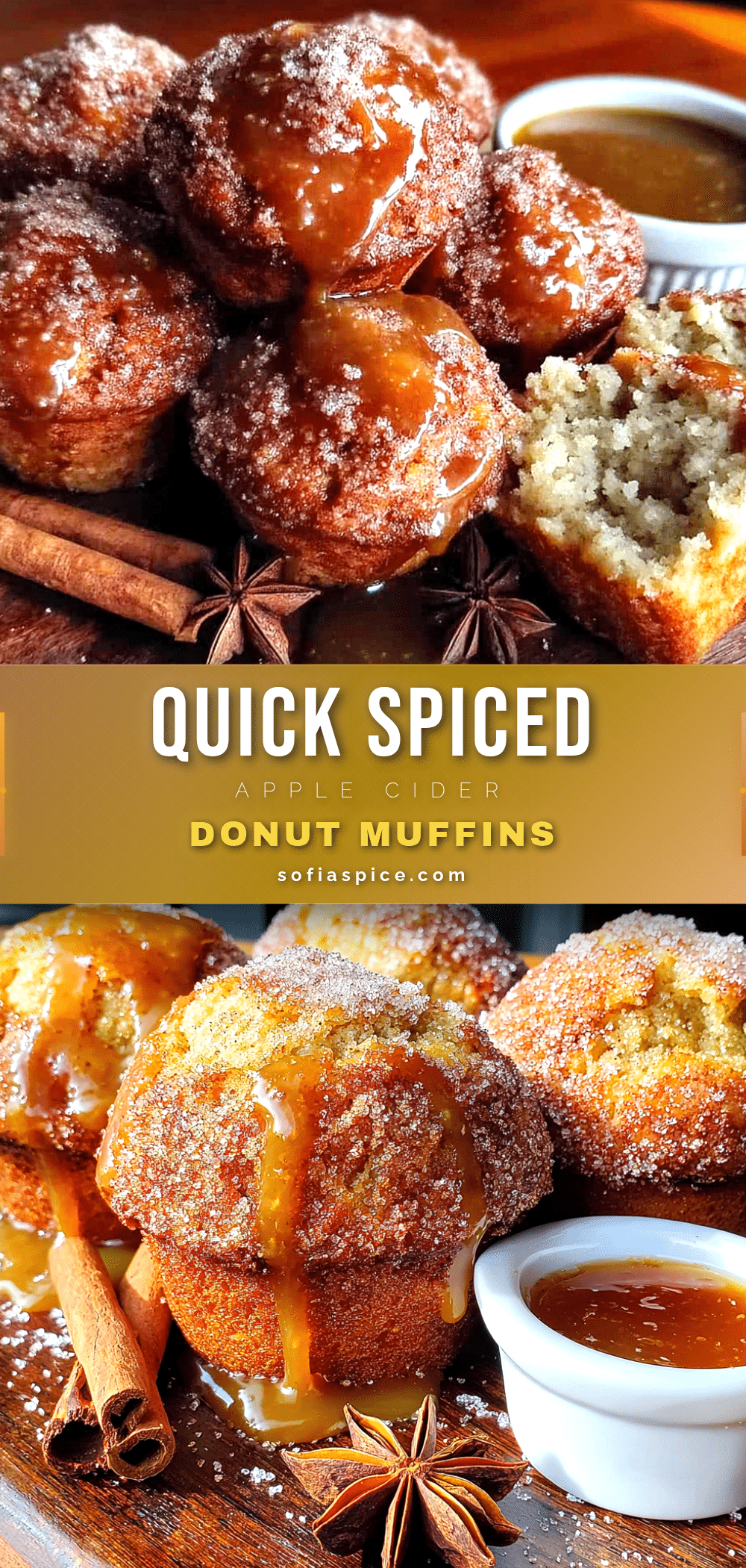 apple cider donut muffins recipe