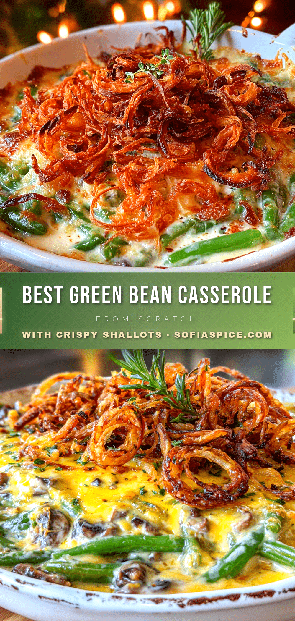 best homemade green bean casserole recipe