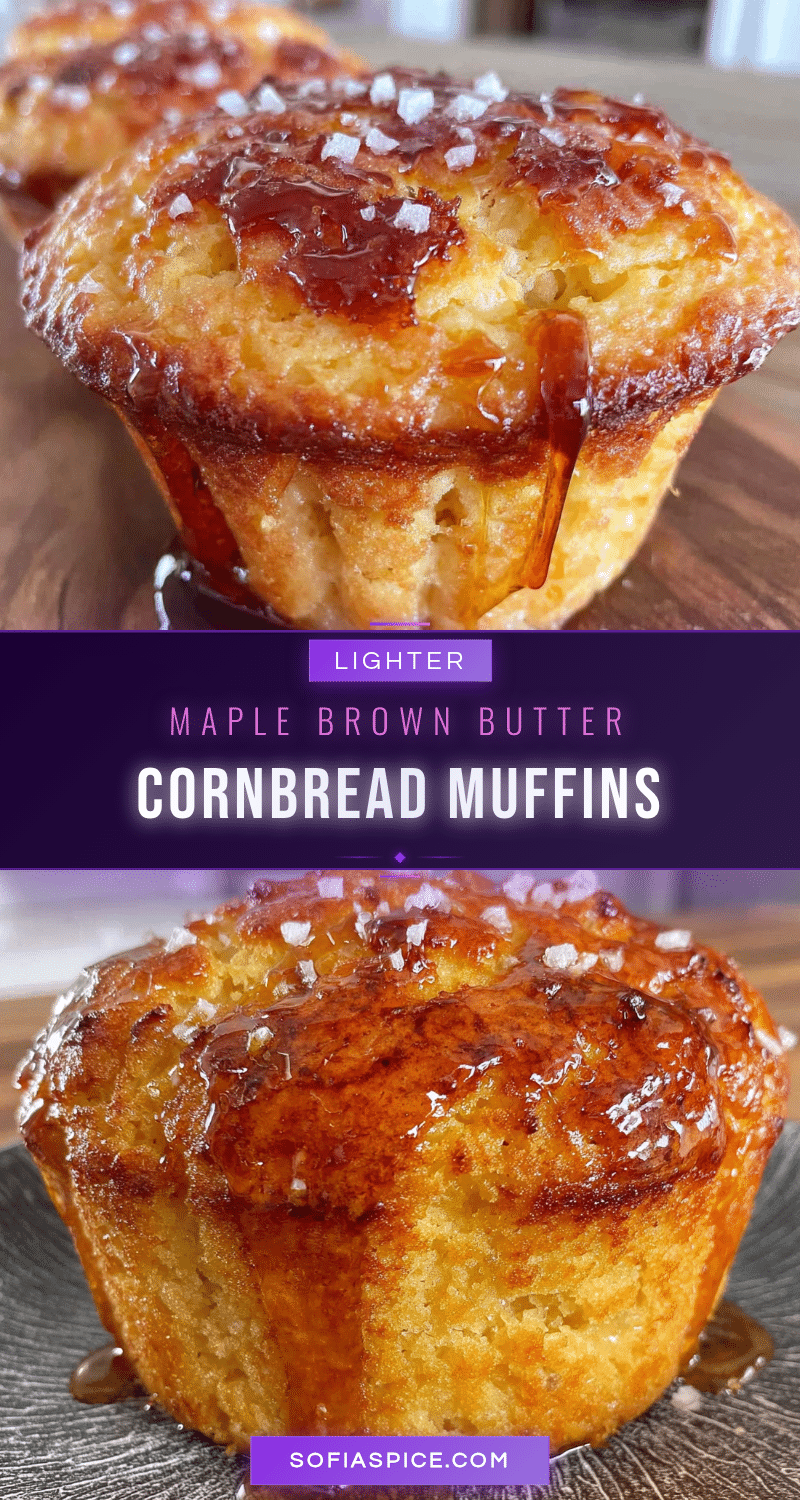 best lighter maple brown butter cornbread muffins recipe