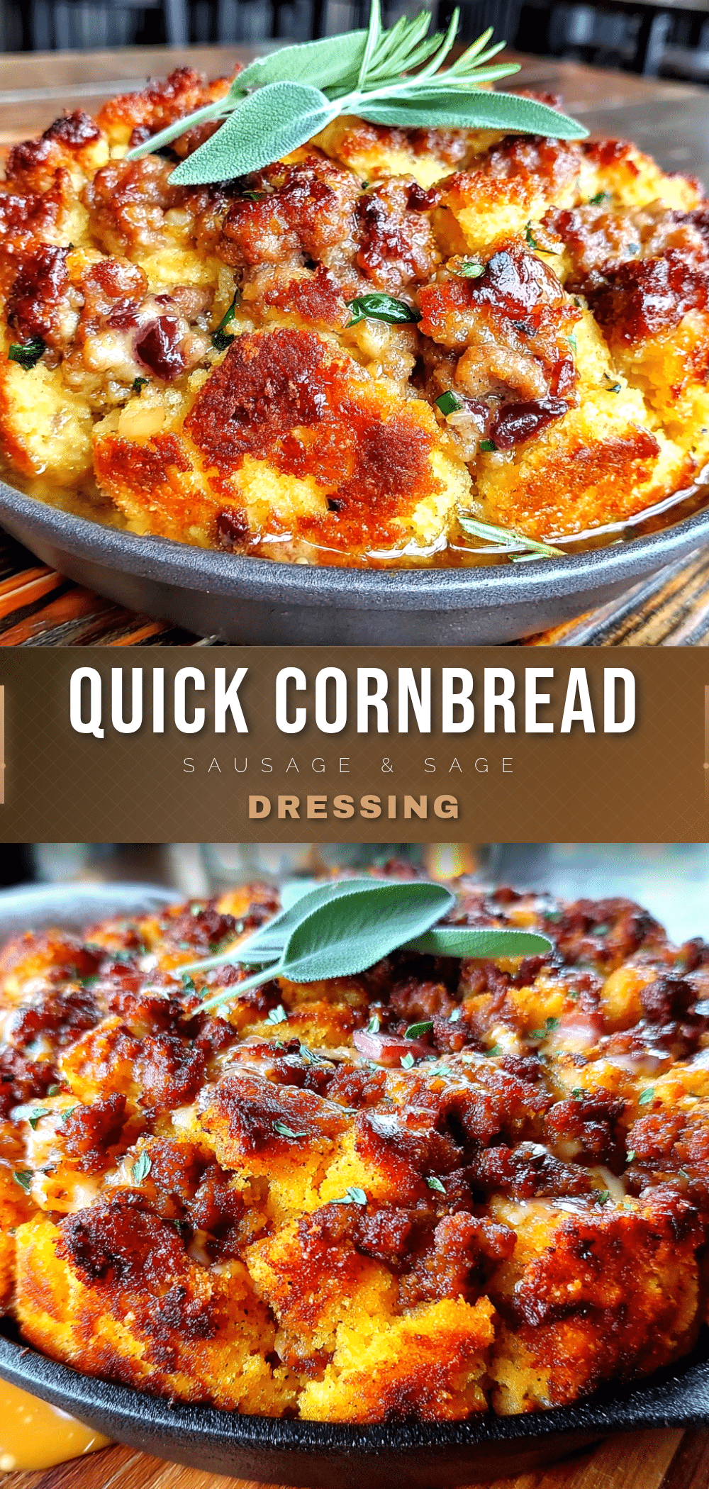 cornbread sausage dressing recipe