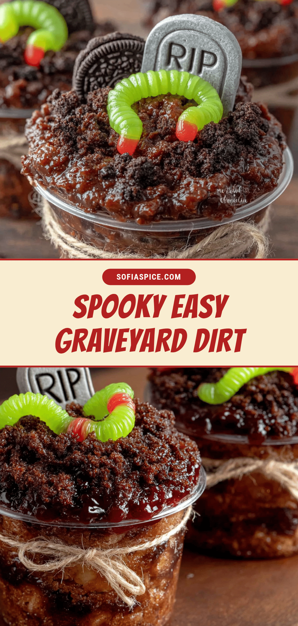 graveyard dirt cake cups recipe
