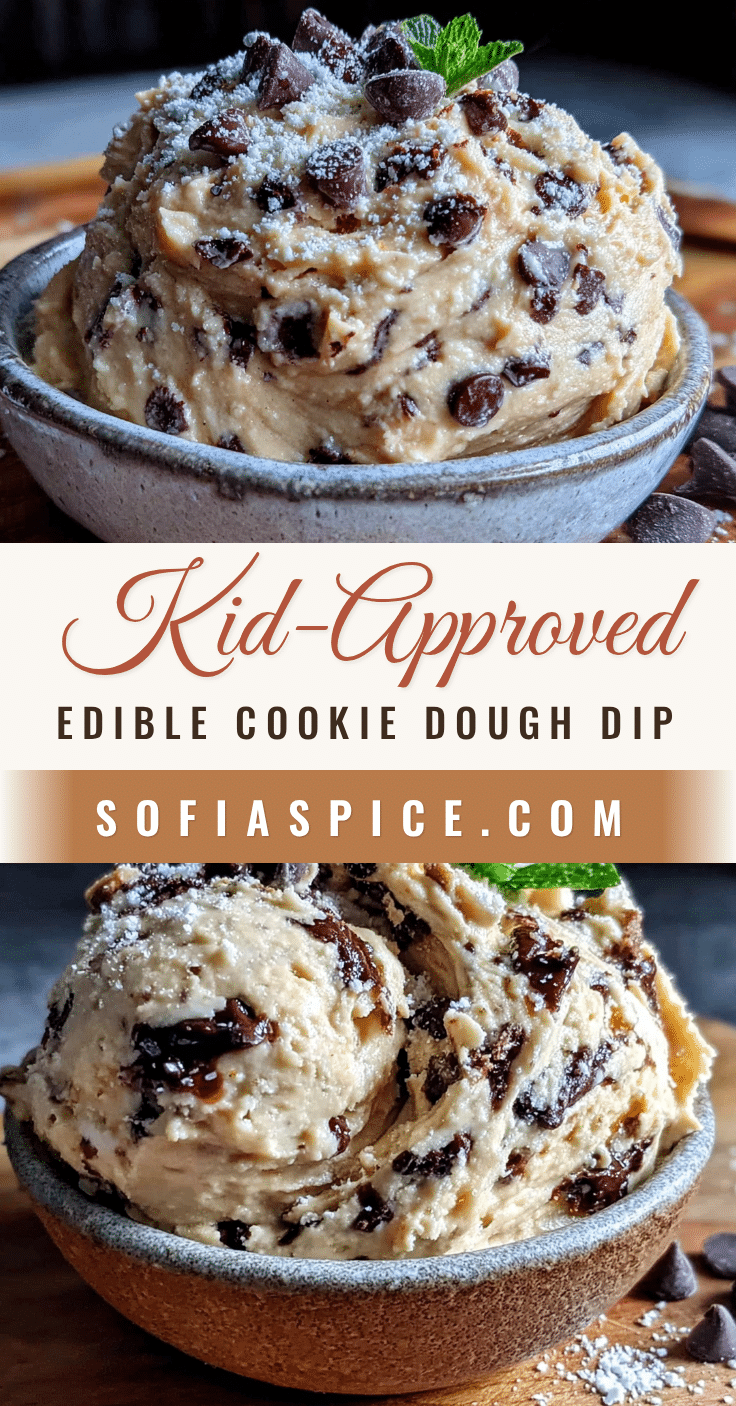 heat-treated edible cookie dough dip recipe