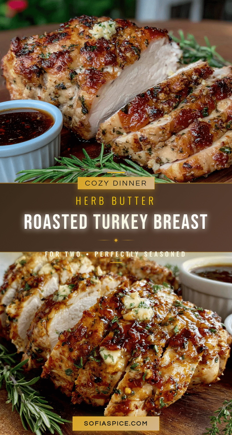 herb butter roasted turkey breast for two recipe