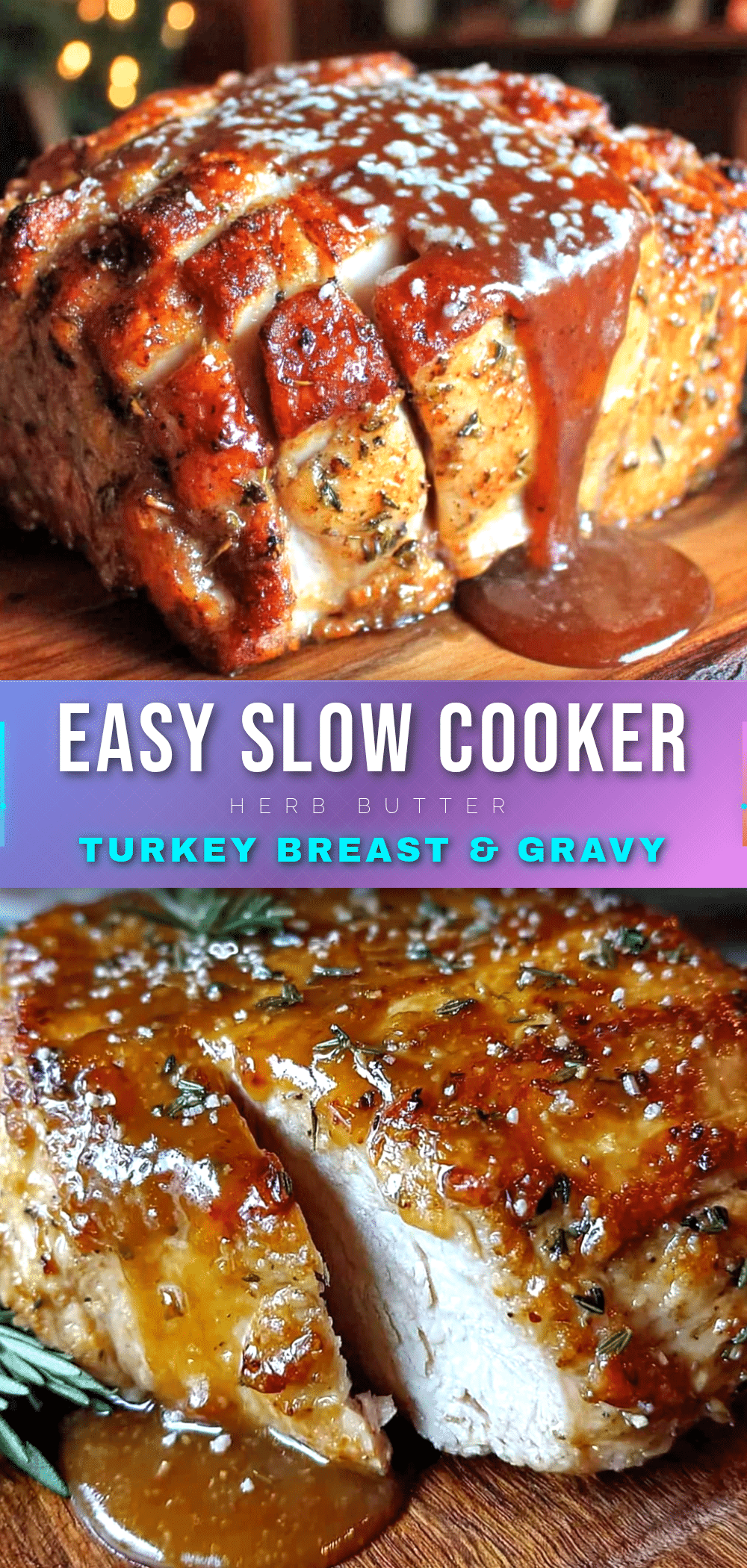slow cooker herb butter turkey breast recipe