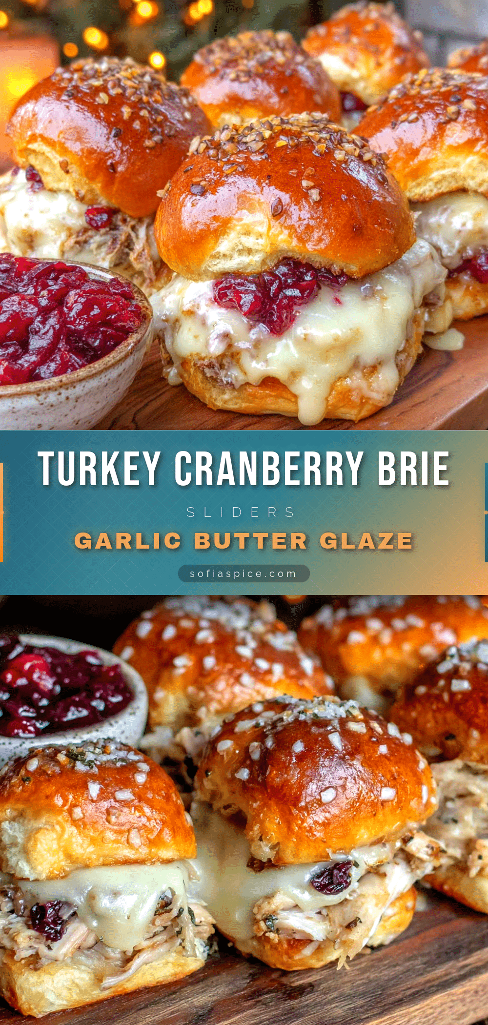turkey cranberry brie sliders recipe